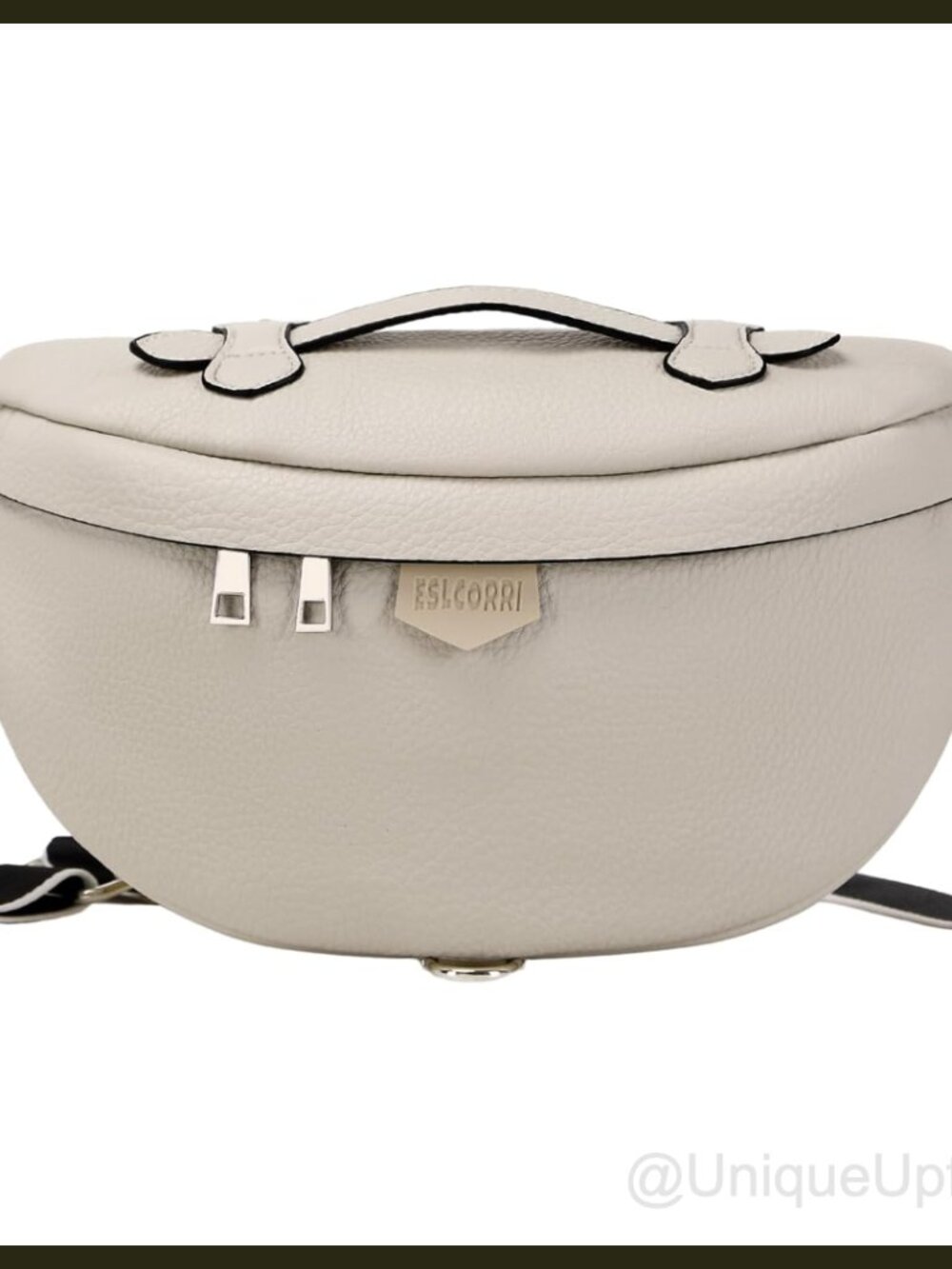 PU Leather Crossbody Bum Bag Anti-Theft Travel Fanny Pack Vegan